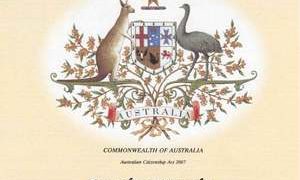 Australian cityzenship ceremony
